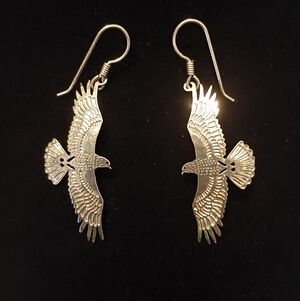 Wild Bryde Hawk Bird Earrings